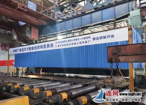 国内首套大尺寸钢板智能检测判定系统在江苏连云港成功研发